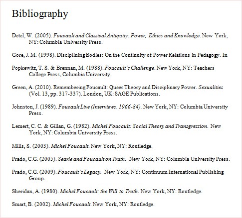 Sources for bibliography